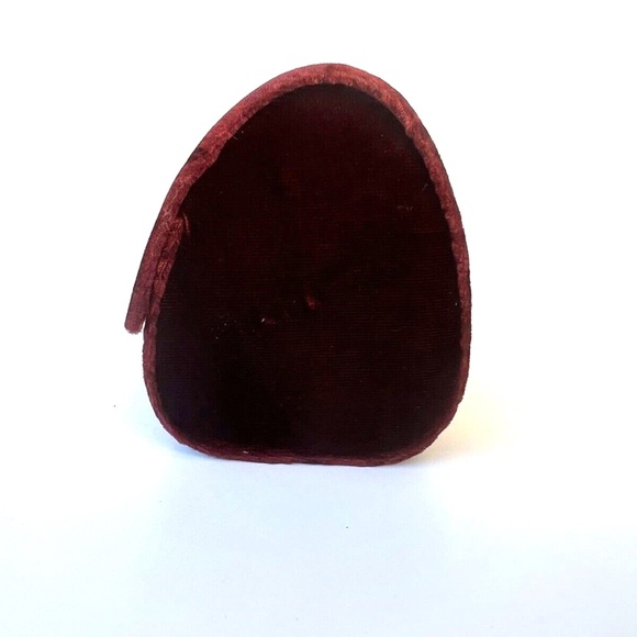 NEW DOLCE & GABBANA Sunglasses Glasses Hard Case Burgundy Velvet with Pouch - Picture 2 of 6